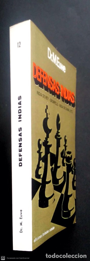 Libros: Defensas indias. Dr.M.Euwe.Ediciones limitadas catal&aacute;n.1975. - Foto 3