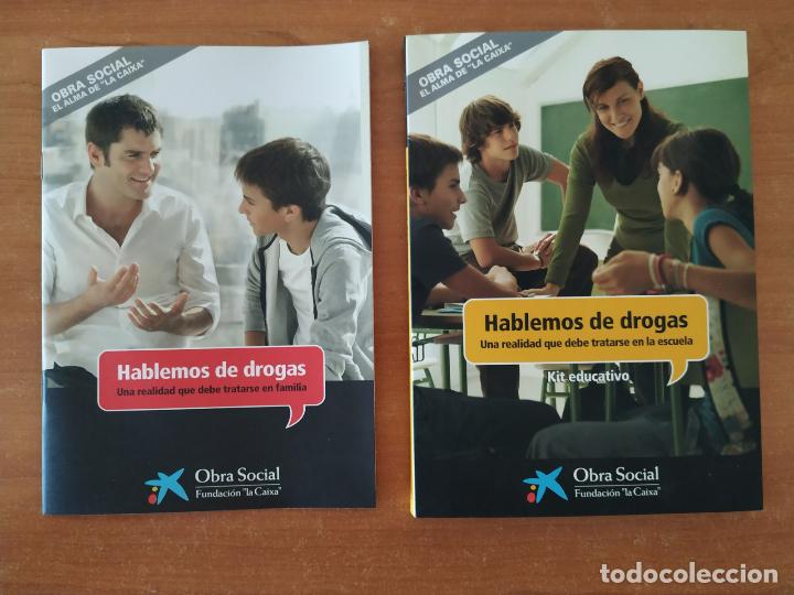 Libros: Hablemos de drogas. Kit educativo. Libro + CDRom + 2 DVD. Obra Social La Caixa. - Foto 1