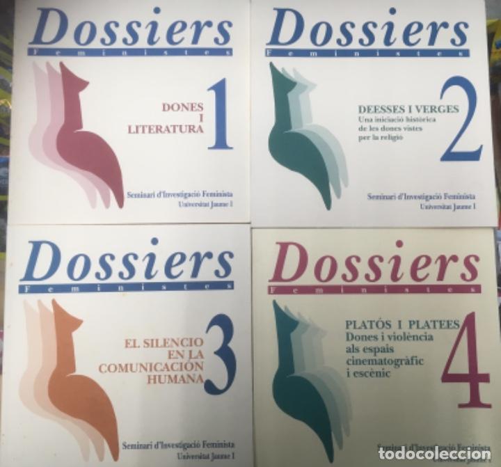 Libros: 4 libros - Dossiers feministes del n&ordm;1 al n&ordm;4 - Foto 1