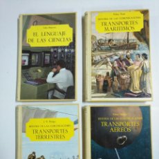 Libros: HISTORIA DE LAS COMUNICACIONES, CIENCIA , TRANSPORTE.... Lote 221072961