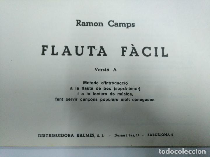 Libros: Libro de flauta M&uacute;sica f&agrave;cil 1970 - Foto 2