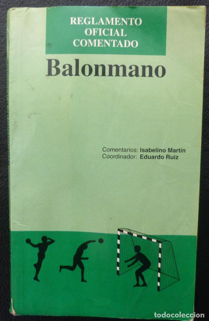 Libros: Balonmano-Reglamento Oficial Comentado,1996,FLASH BOOKS - Foto 1