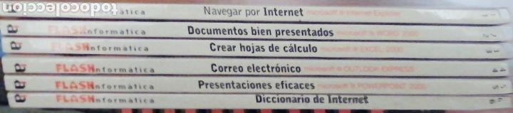Libros: COLECCION FLASH INFORMATICA (6 TITULOS) - Foto 2