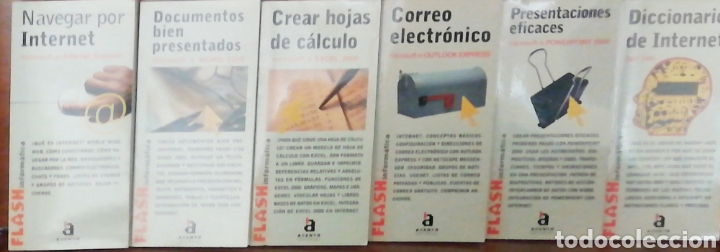 Libros: COLECCION FLASH INFORMATICA (6 TITULOS) - Foto 3