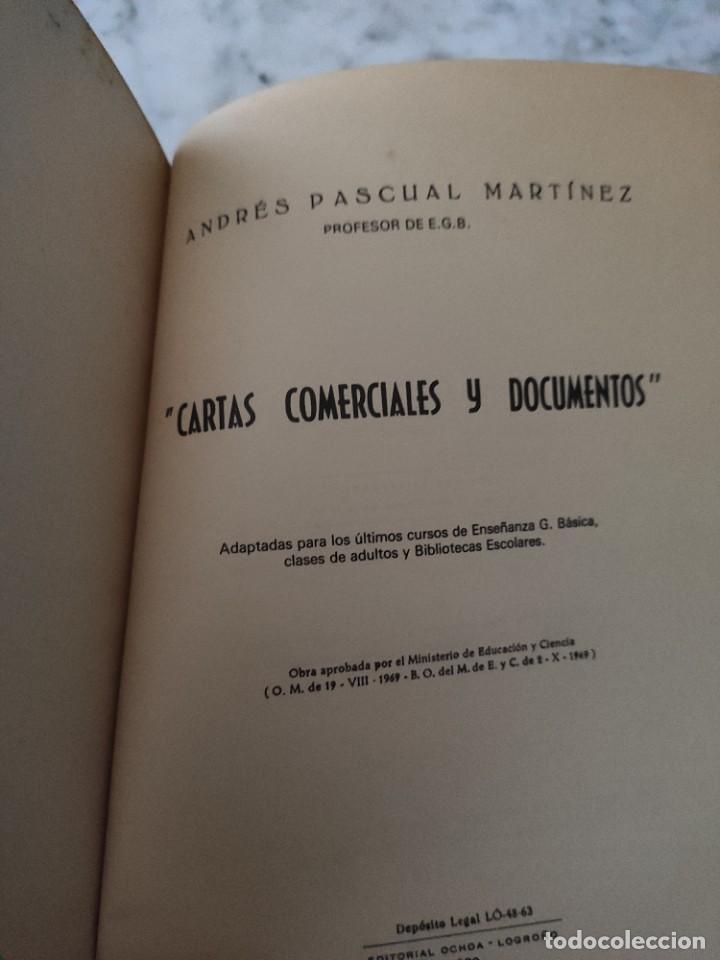 Libros: CARTAS COMERCIALES Y DOCUMENTOS - Foto 4