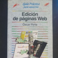 Libros: GUIA DE EDICION DE PÁGINAS WEB - ANAYA MULTIMEDIA - 349 PÁGINAS - NUEVO. Lote 270369818