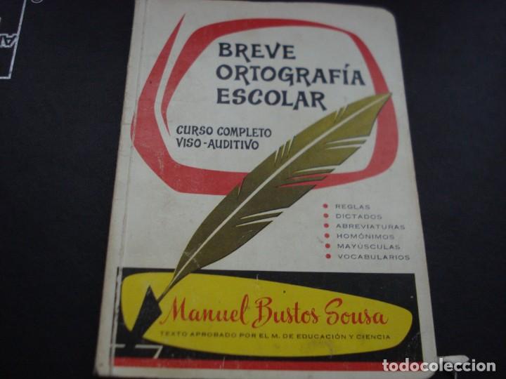 BREVE ORTOGRAFIA ESCOLAR AÑOS 70 80 (Libros Nuevos - Educación - Aprendizaje)