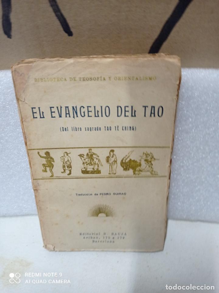 Libros: El evangelio del Tao, edit. Edicomunicacion 1991 - Foto 1 - 303590193