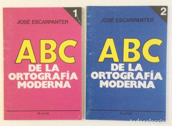 Libros: ABC de la ortograf&iacute;a moderna 1 y 2. PLAYOR. NUEVOS - Foto 1