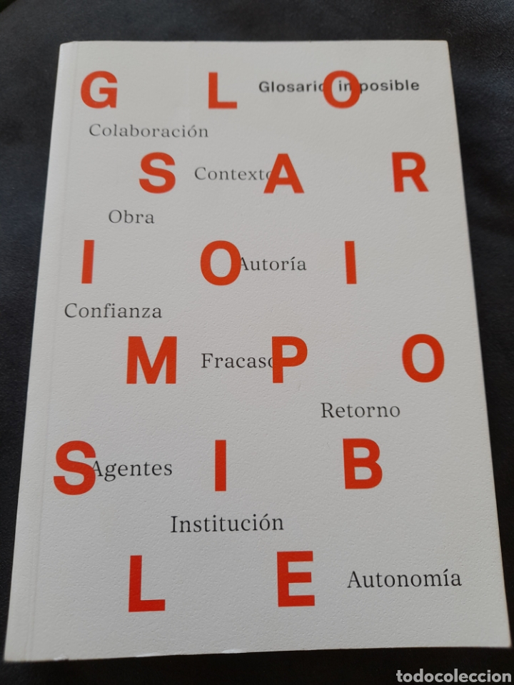 Libros: Glosario imposible. - Foto 1