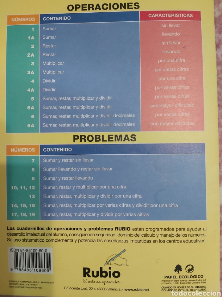 Libros: Operaciones rubio. - Foto 2