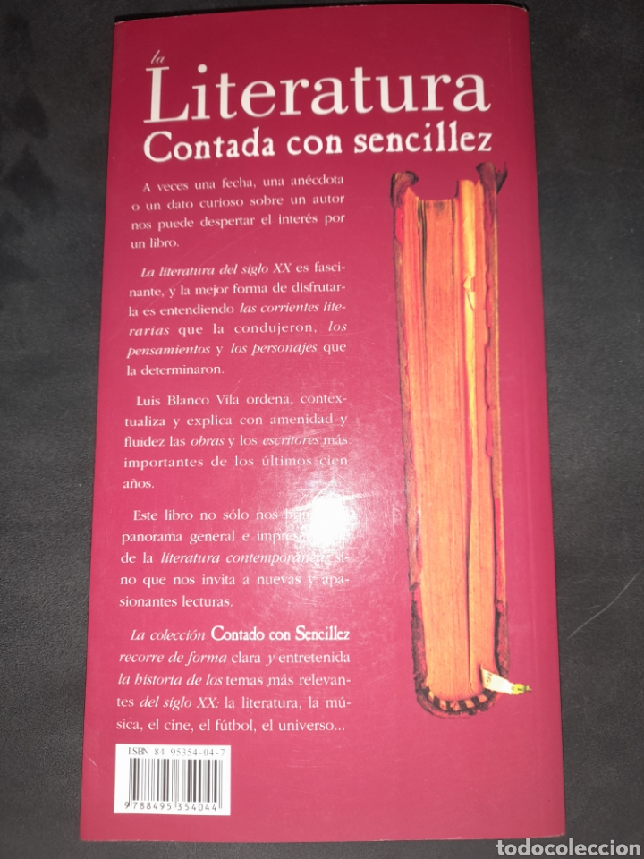 Libros: Literatura contada con sencillez. Luis Blanco Vila - Foto 2
