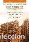 Libri: Estudios de Viabilidad Inmobiliaria. Problemas B&aacute;sicos - Carbonell Lado, Mar&iacute;a Manuela;Cartagena