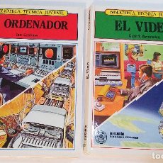Libros: 2 LIBROS DE COMICS, ORDENADOR Y VIDEO, APRENDER CON COMICS. Lote 325659393