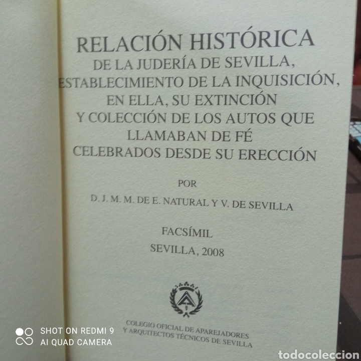 Libros: Relaci&oacute;n directa de la juder&iacute;a de Sevilla - Foto 3