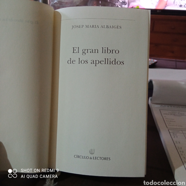 Libros: El gran libro de los apellidos - Foto 3
