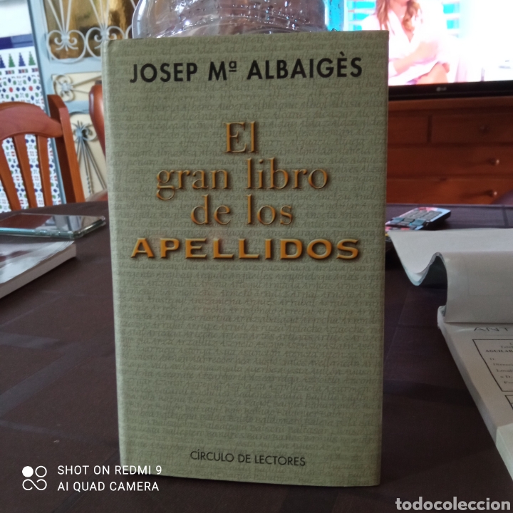Libros: El gran libro de los apellidos - Foto 1