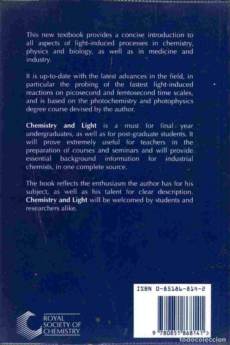 Libros: &ldquo;Chemistry and Light&rdquo;, Paul Suppan. - Foto 2