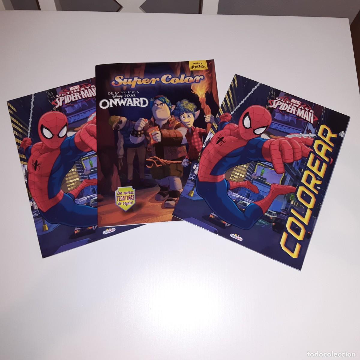 libros colorear spiderman y onward - Compra venta en todocoleccion