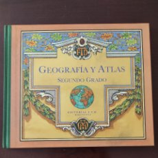 Libros: GEOGRAFÍA Y ATLAS SEGUNDO GRADO. EDITORIAL F.T.D