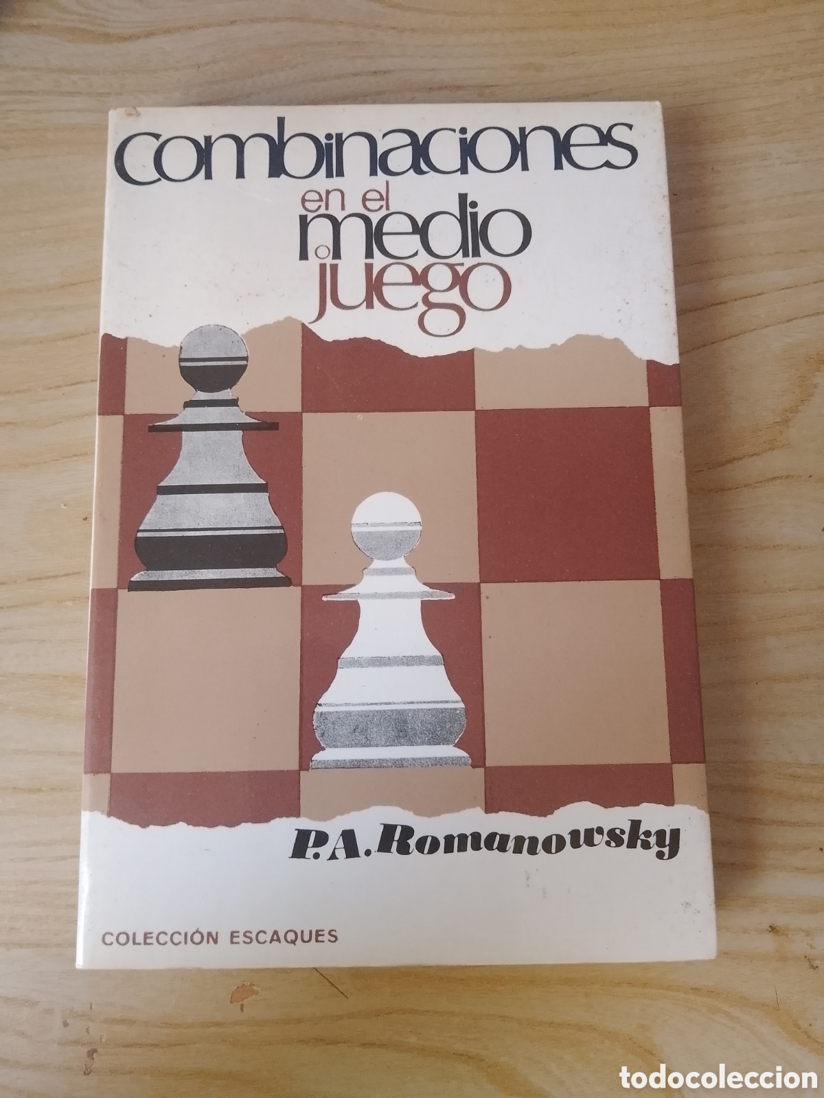 Libros: COMBINACIONES EN EL MEDIO JUEGO DE P.A. ROMANOWSKY. - Foto 1