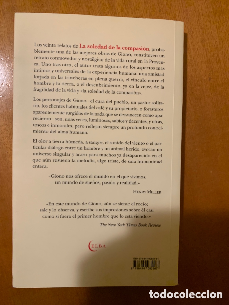Libros: La soledad de la compasi&oacute;n jean giomo - Foto 2