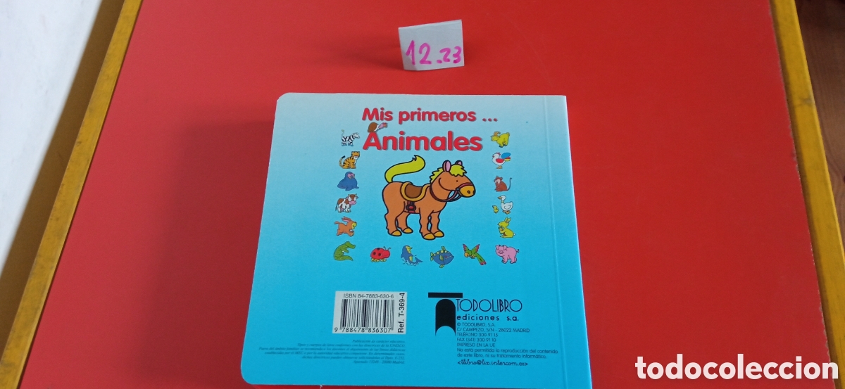 Libros: MIS PRIMEROS ANIMALES.TODOLIBRO 90S.NUEVO. - Foto 3