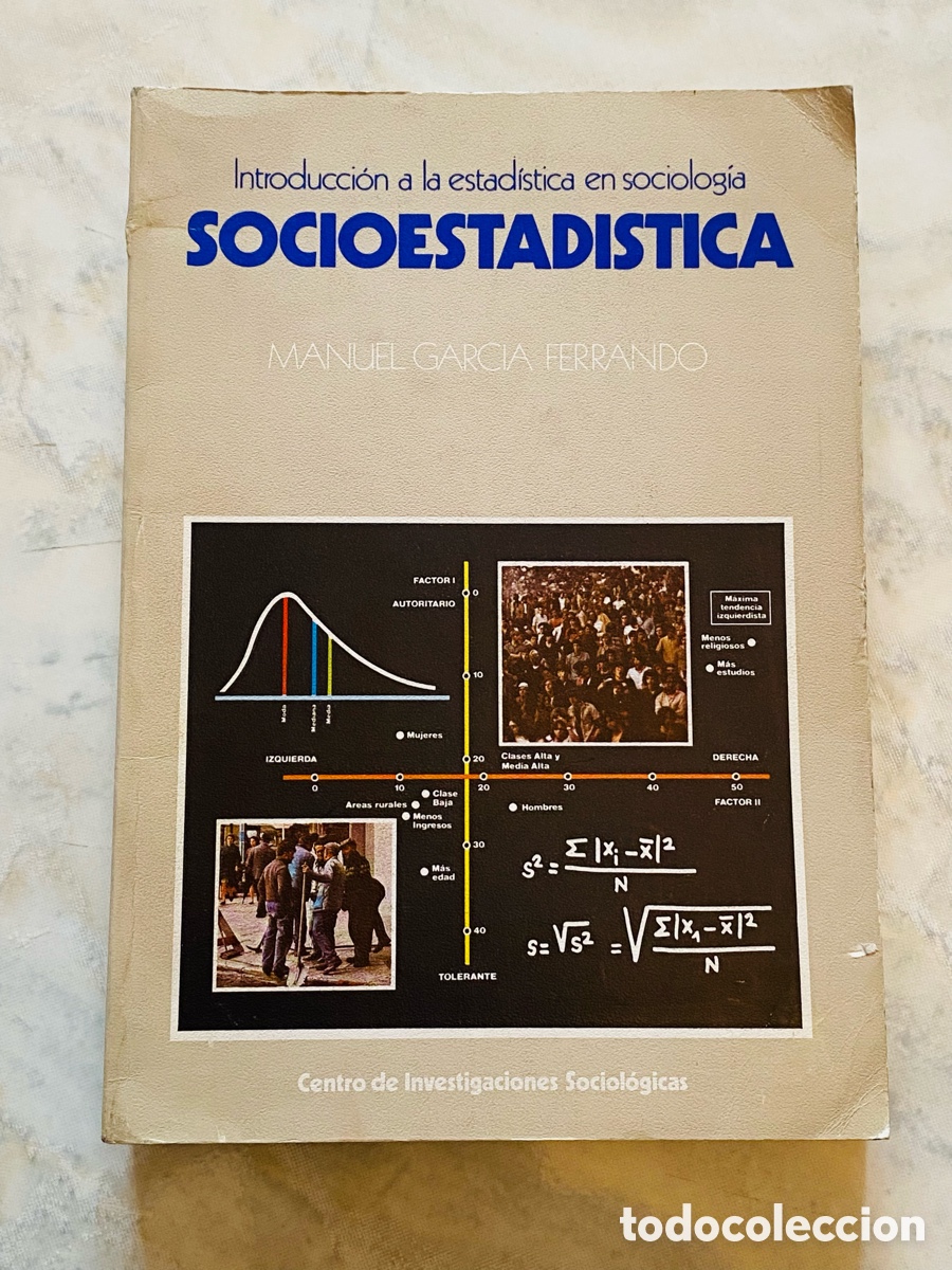 Libros: LIBRO INTRODUCCION A LA ESTADISTICA EN SOCIOLOGIA SOCIOESTADISTICA - Foto 1