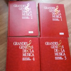 Libros: GRANDES GENIOS. DE LA MUSICA