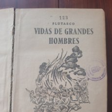 Libros: VIDAS DE GRANDES HOMBRES
