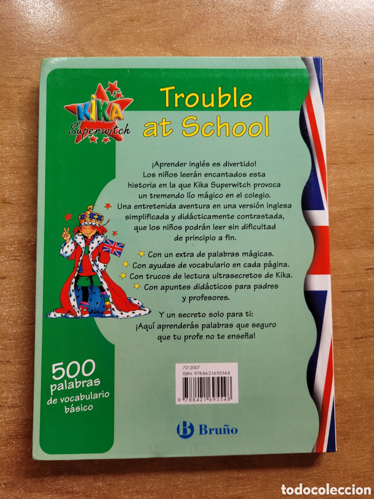 Libros: KIKA SUPERWITCH (BRU&Ntilde;O, 2005) - TROUBLE AT SCHOOL (Libro para aprender Ingl&eacute;s) - Foto 2