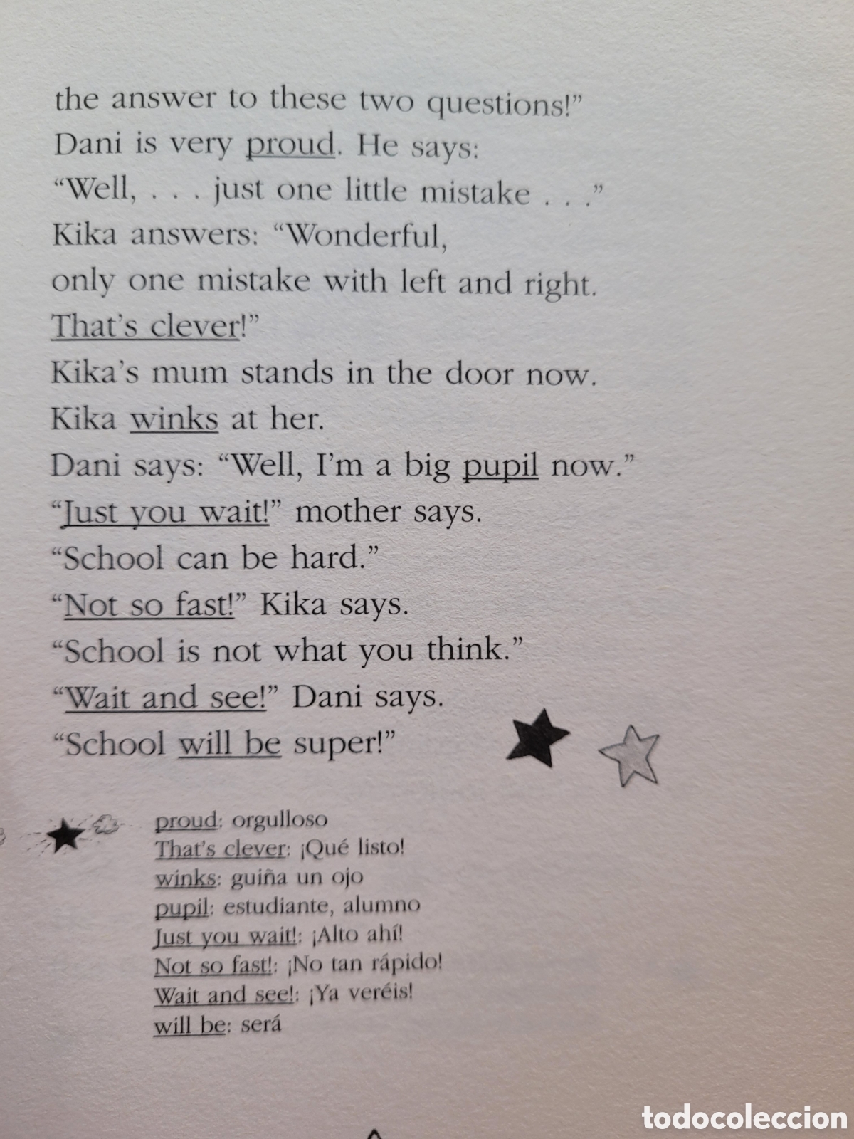 Libros: KIKA SUPERWITCH (BRU&Ntilde;O, 2005) - TROUBLE AT SCHOOL (Libro para aprender Ingl&eacute;s) - Foto 11