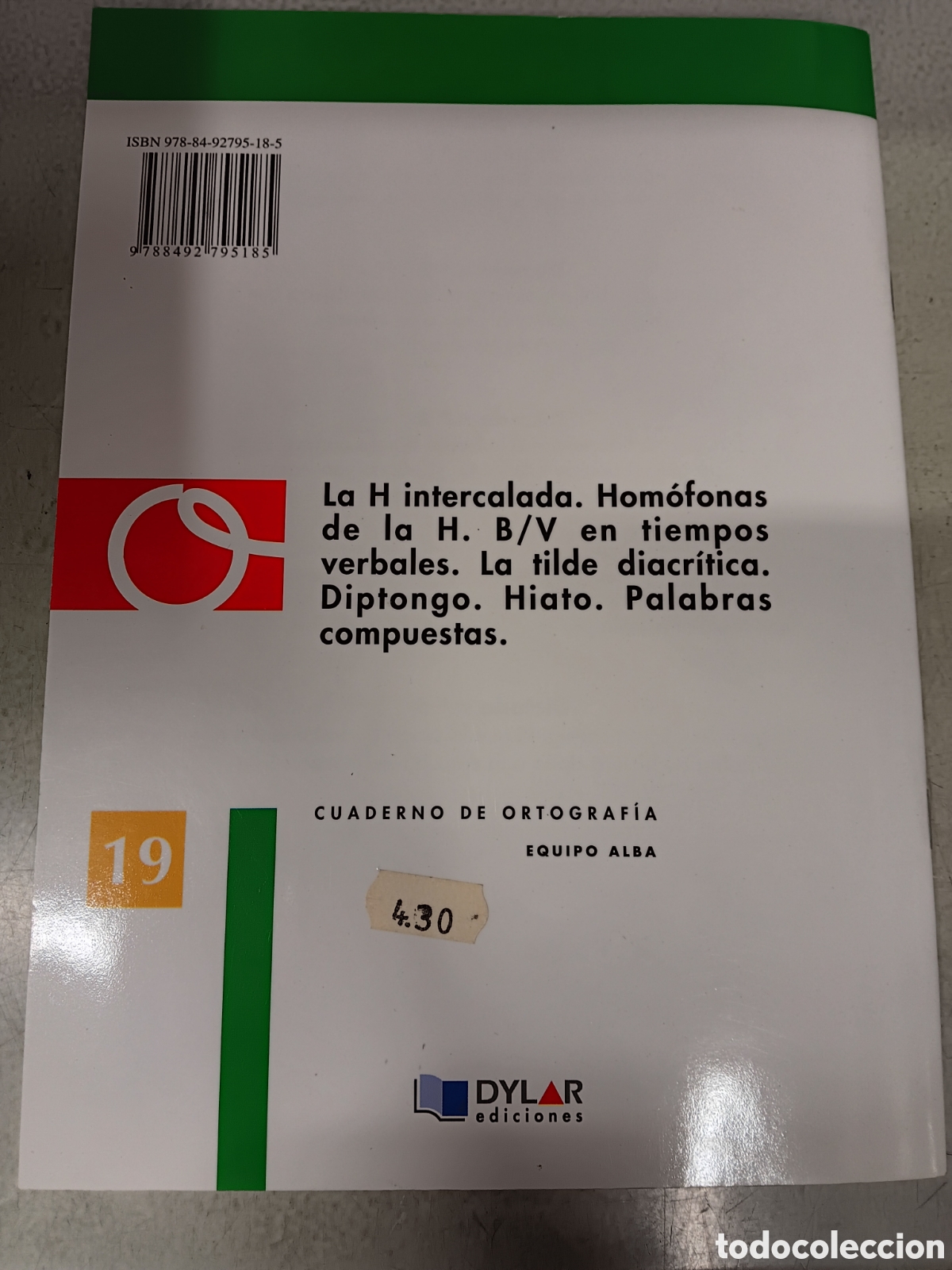 Libros: Cuaderno de ortograf&iacute;a 19. Dylar ediciones. - Foto 2