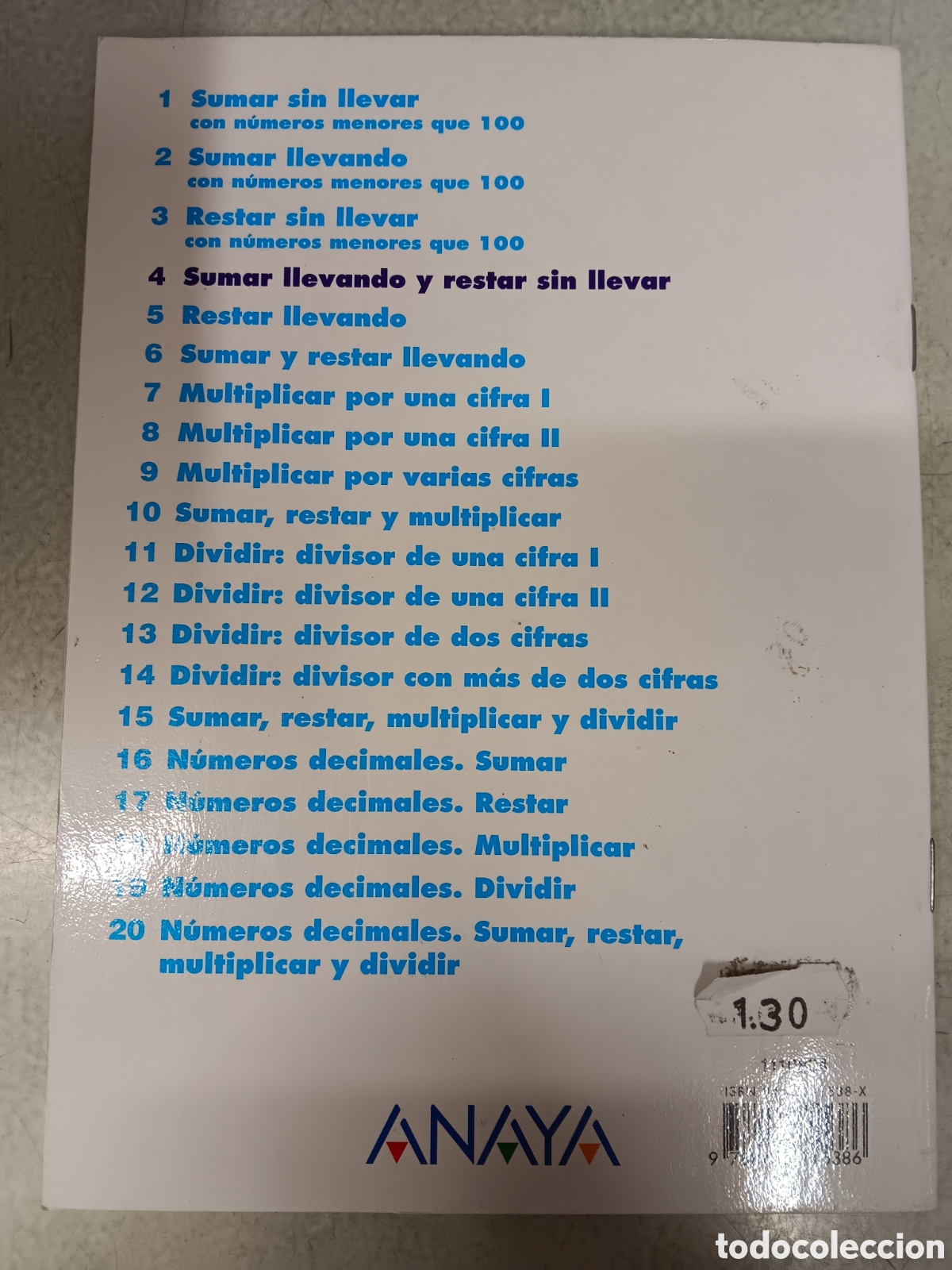 Libros: Problemas 4. Anan&aacute;. Sumar llevando y sin llevar. - Foto 2