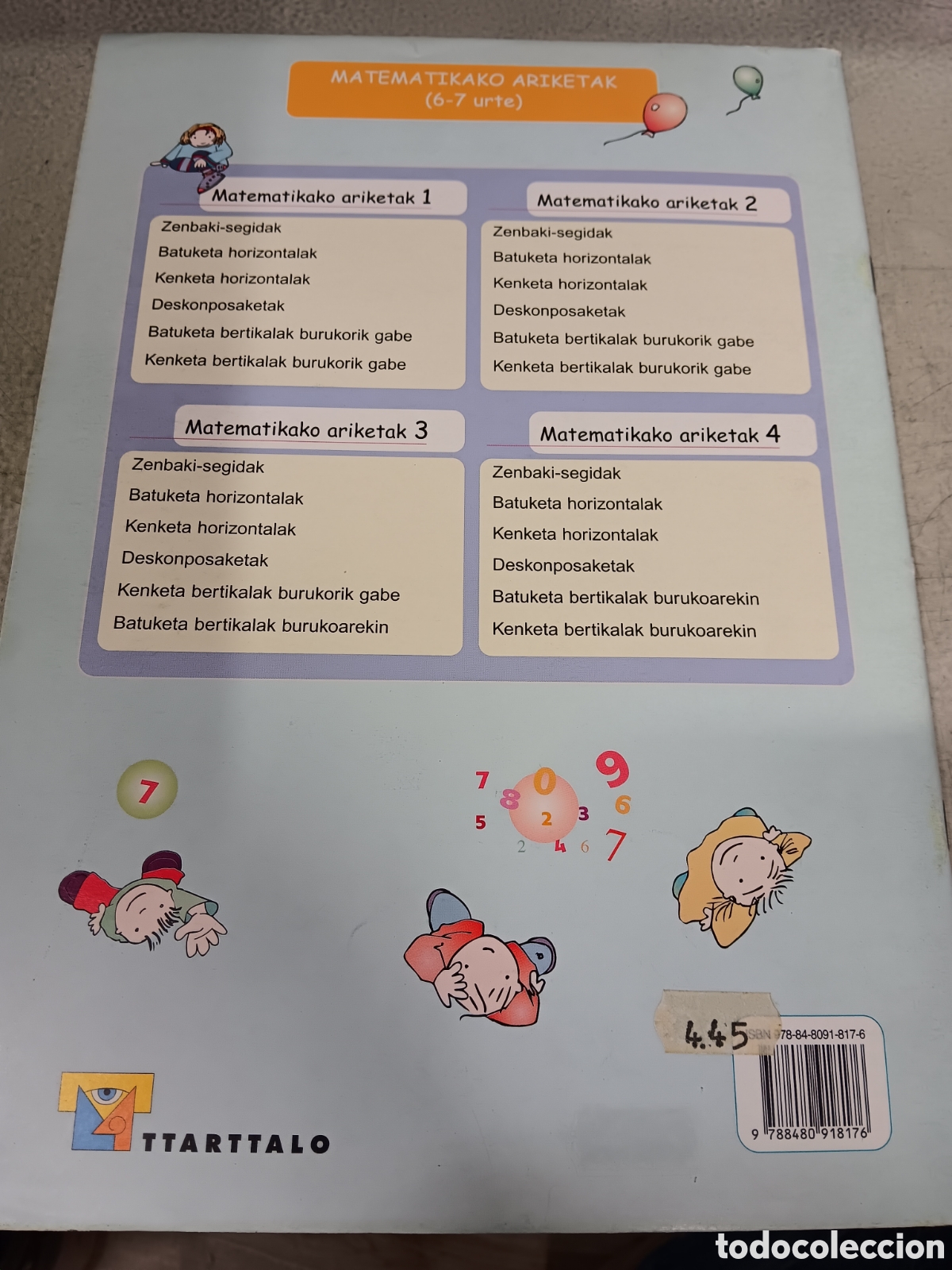 Libros: Matematikako ariketak 3. Ttarttalo. - Foto 2
