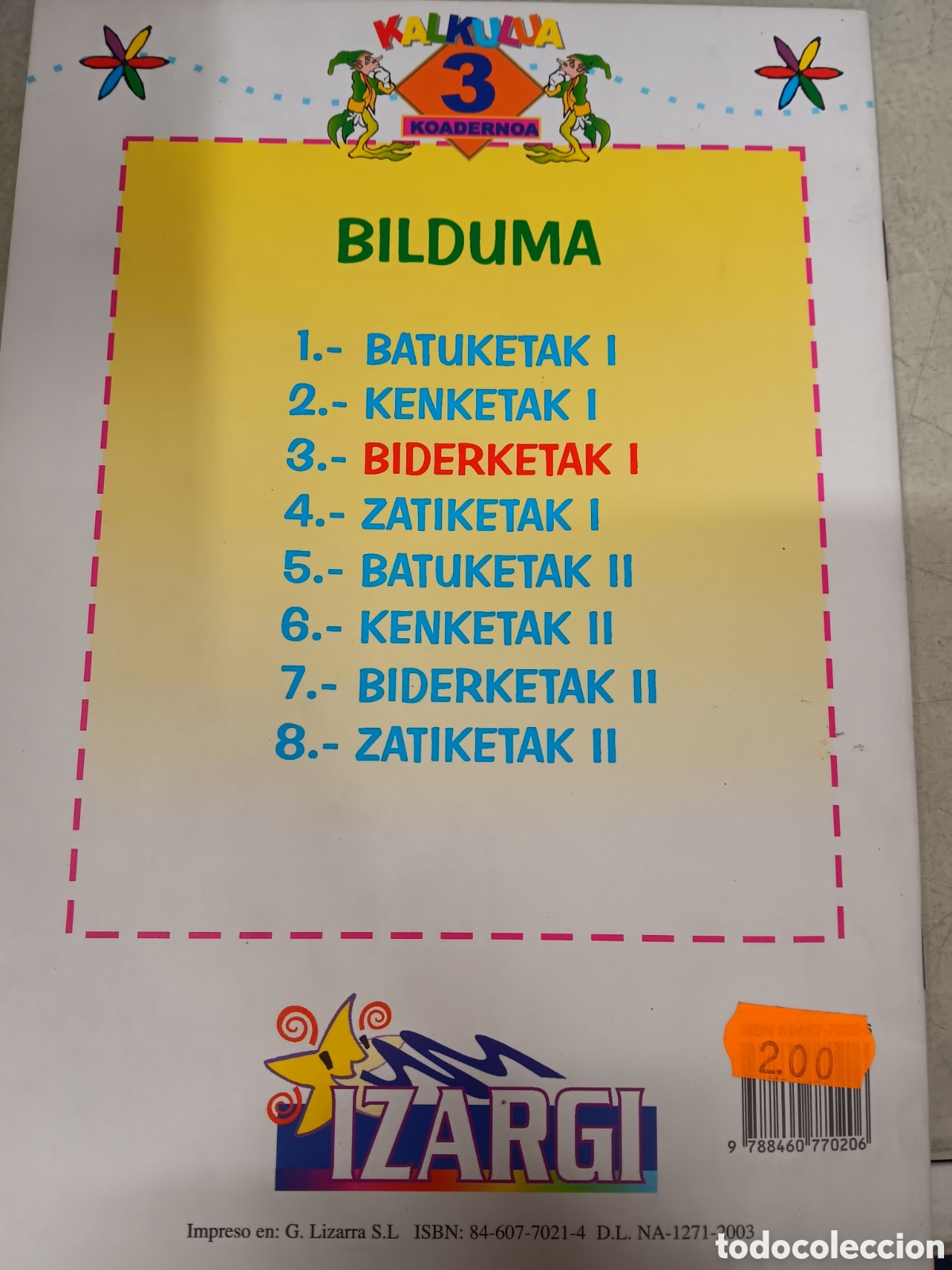 Libros: Biderketak 1. 3 koadernoa. - Foto 2