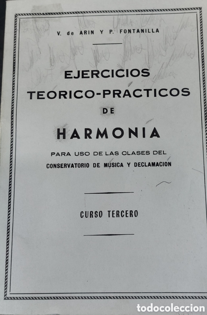 Libros: Estudios de Harmonia. V. De Arin y P. De Fontanilla - Foto 3