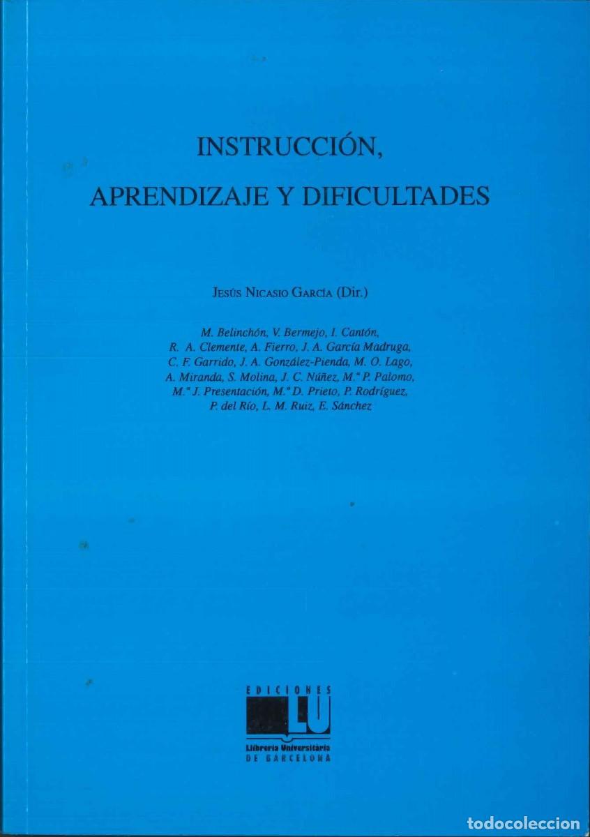 Libros: INSTRUCCI&Oacute;N, APRENDIZAJE Y DIFICULTADES - Foto 1