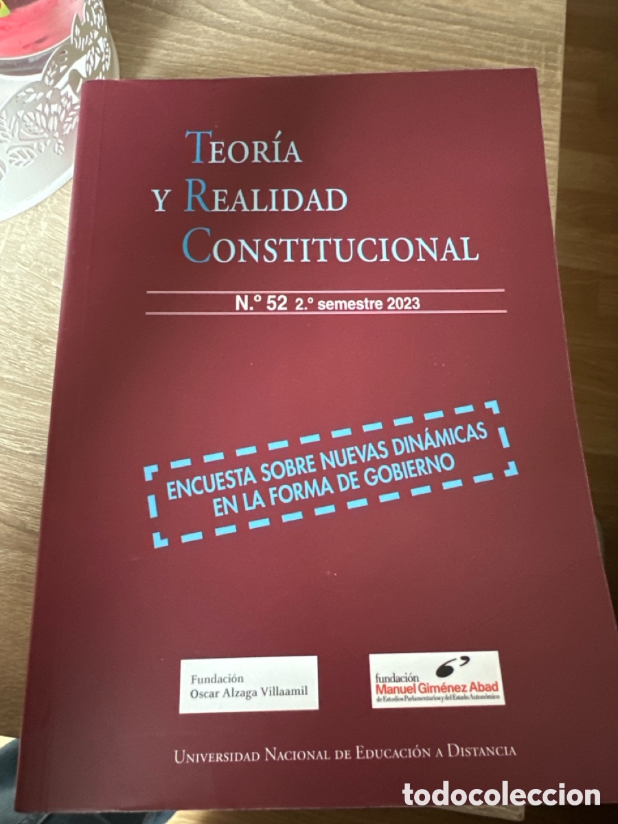 Libros: Teor&iacute;a y Realidad constitucional N 52 - Foto 1