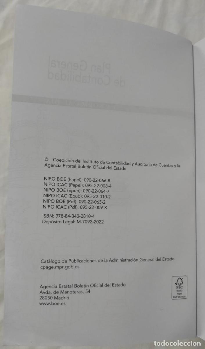 Libros: PLAN GENERAL DE CONTABILIDAD - 2021 - Foto 3