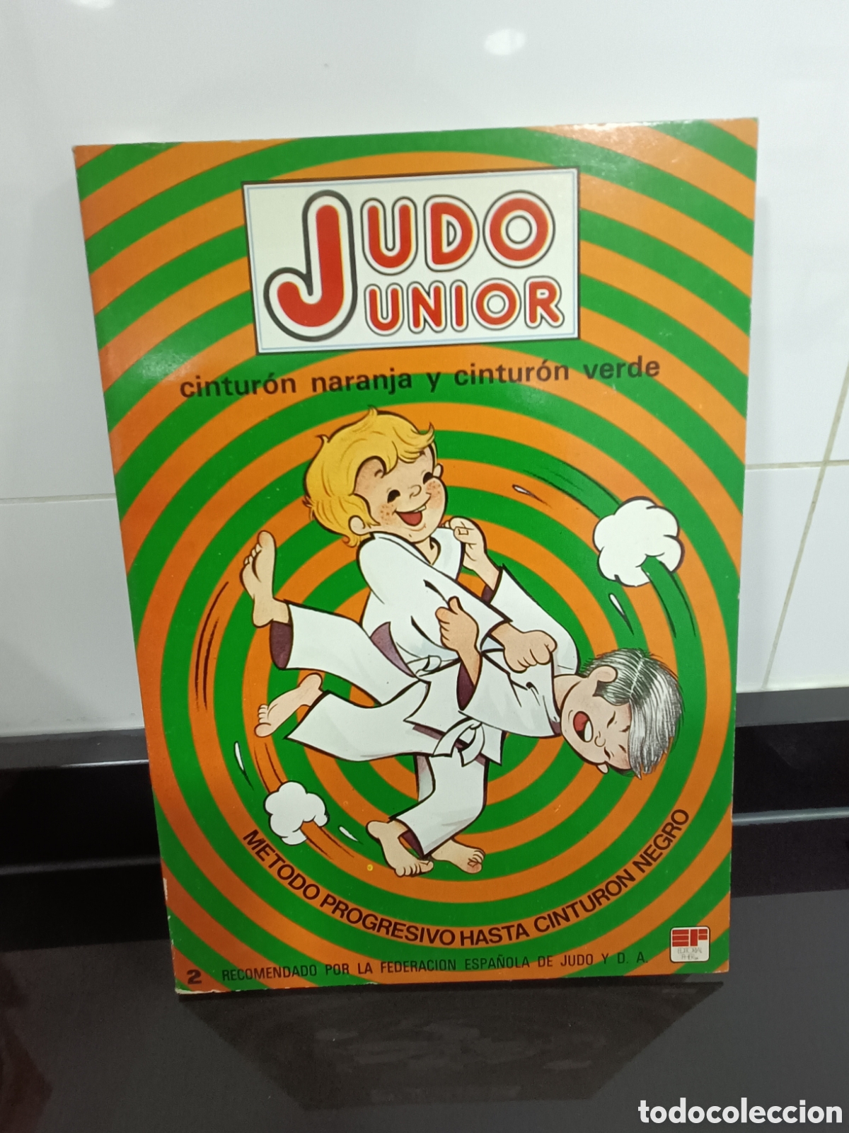 Libros: 1977 Libro Judo junior Fher Cintur&oacute;n naranja y verde - Foto 1