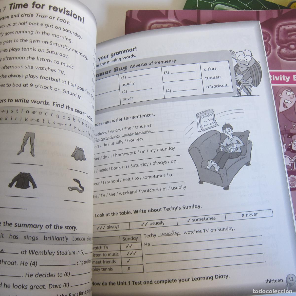 Libros: BUGS 3, 4, 5 Y 6. ACTIVITY WORK (MACMILLAN) INFANTIL IDIOMAS - Foto 3