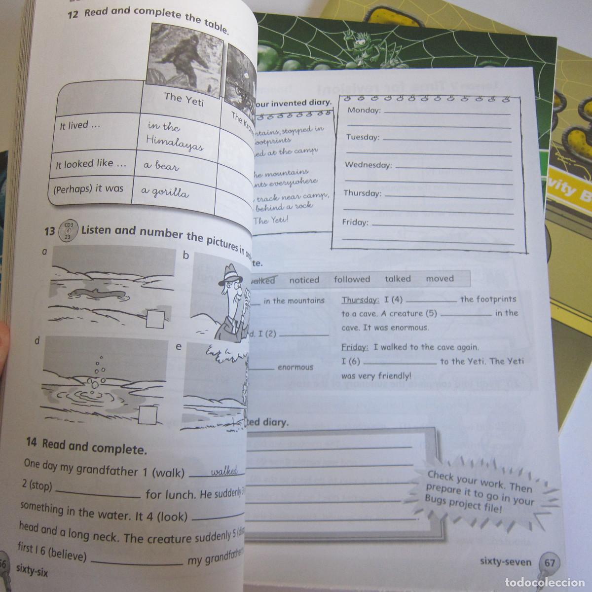 Libros: BUGS 3, 4, 5 Y 6. ACTIVITY WORK (MACMILLAN) INFANTIL IDIOMAS - Foto 4