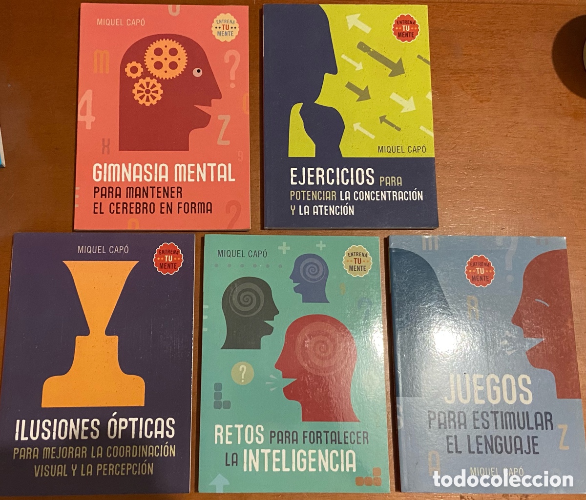 Libros: Entrena tu mente Lote 5 libros Miquel Cap&oacute; - Foto 1