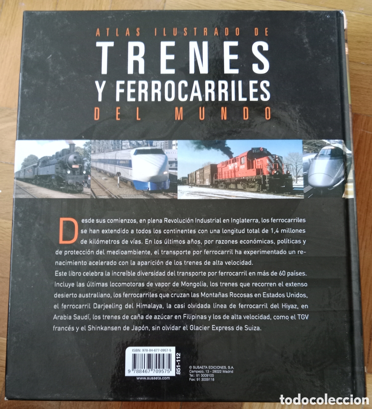 Libros: Atlas ilustrado trenes y ferrocarriles - Foto 2