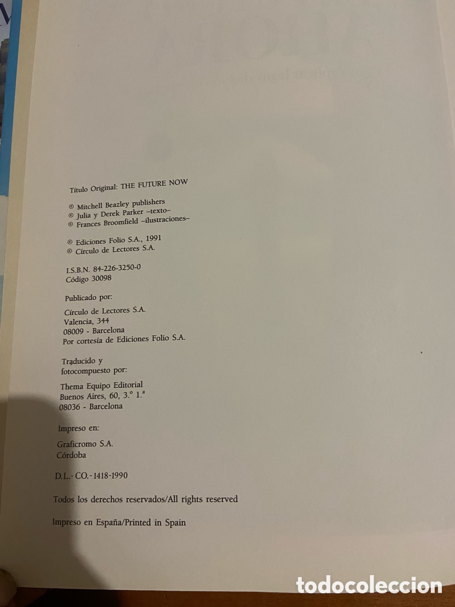 Libros: Libro El Futuro Ahora de Derek y Julia Parker. - Foto 4