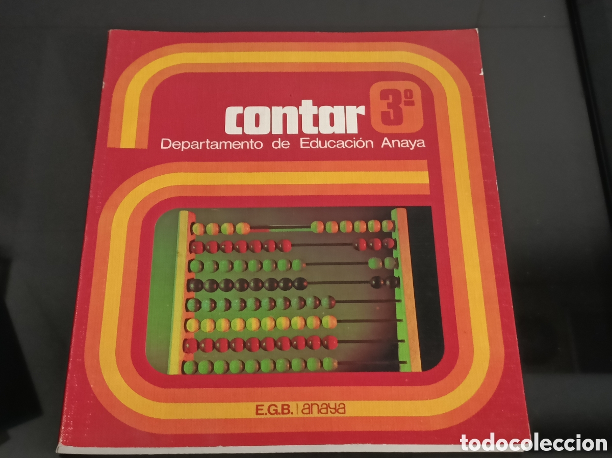 Libros: Libro texto Contar 3&ordm; Departamento de educaci&oacute;n Anaya Educaci&oacute;n general b&aacute;sica. 1983 EGB