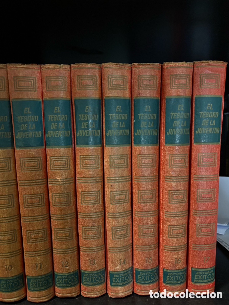 Libros: Lote 17 tomos El Tesoro de la Juventud 1958 - Foto 2