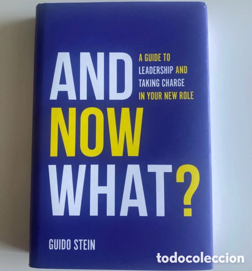 Libros: Libro And Now What? Guido Stein (IESE / Leadership)
