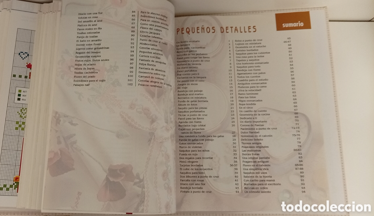 Libros: .COLECCCION COMPLETA DE PUNTO DE CRUZ DE LA 1/100 - Foto 2